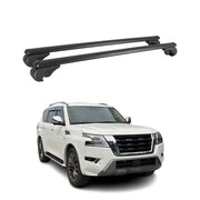 2017-2024 Nissan Armada Roof Rack Cross Bars Black