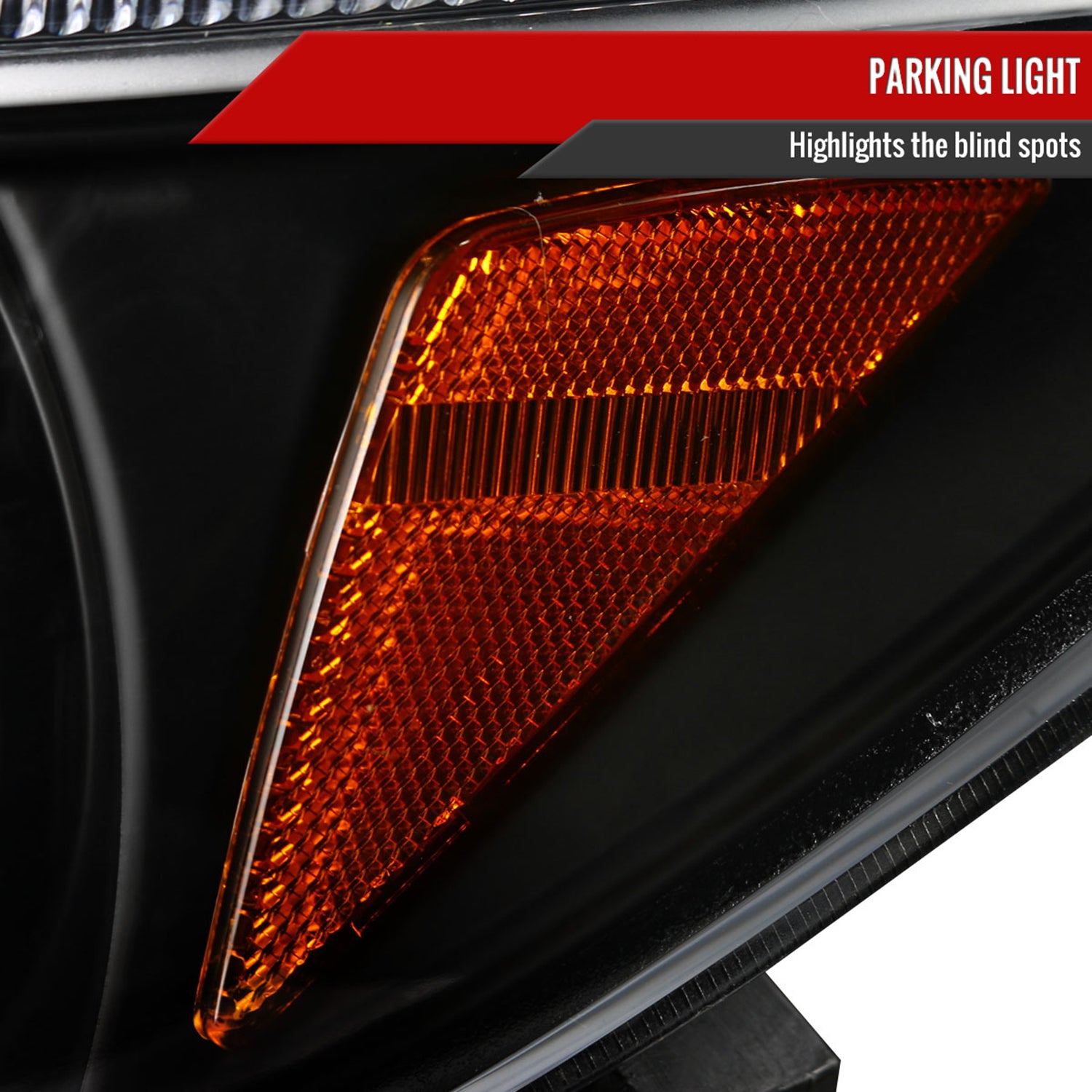 2005-2010 Scion tC Dual Halo Projector Headlights Matte Black/Clear Lens