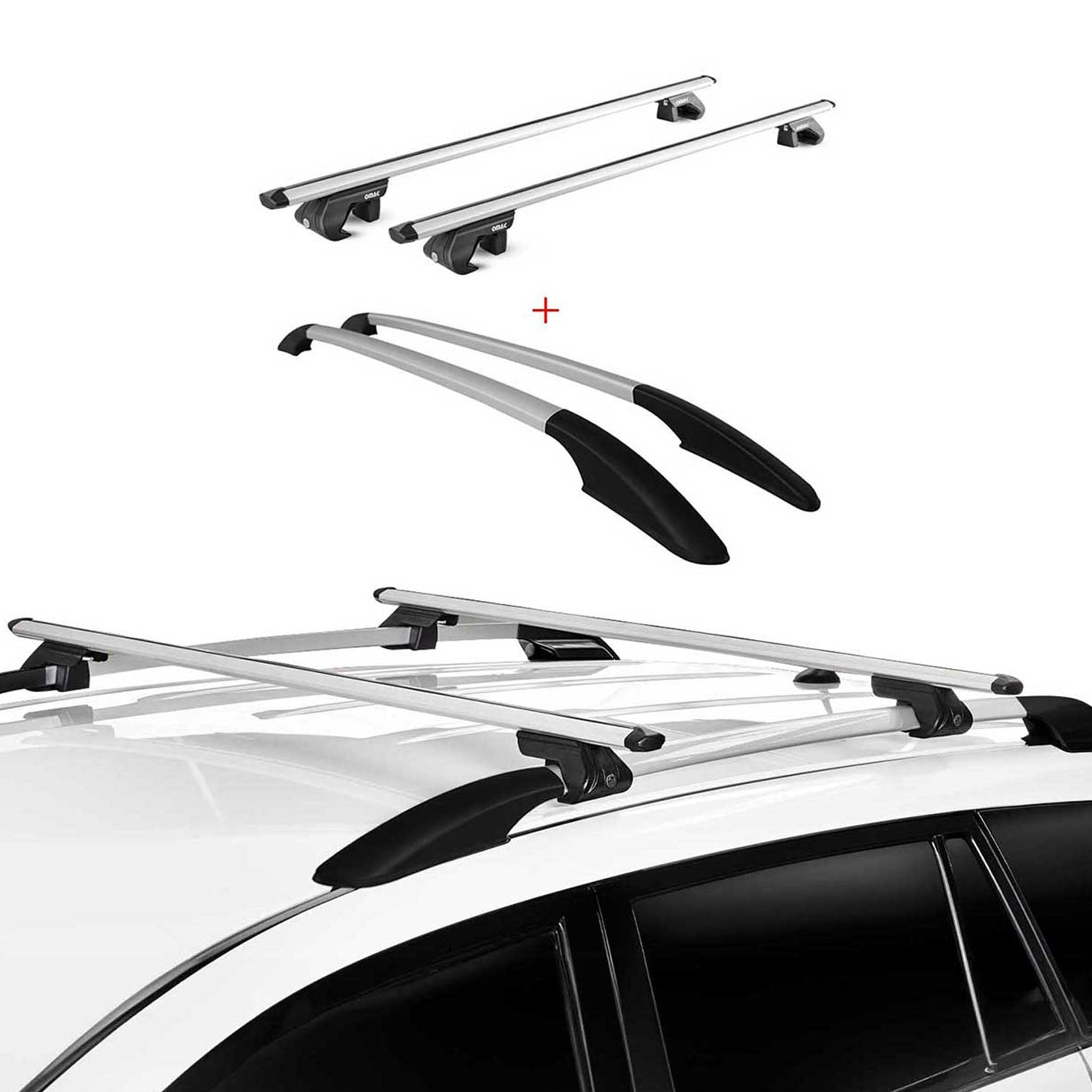 2013-2019 Ford Escape Roof Racks & Roof Rack Rails Silver