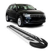 2018-2024 VW Tiguan Running Boards Side Steps Silver