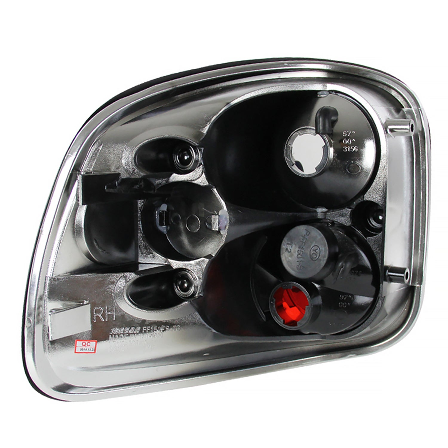 1997-2004 Ford F-150 Flareside Tail Lights Chrome Housing/Smoke Lens