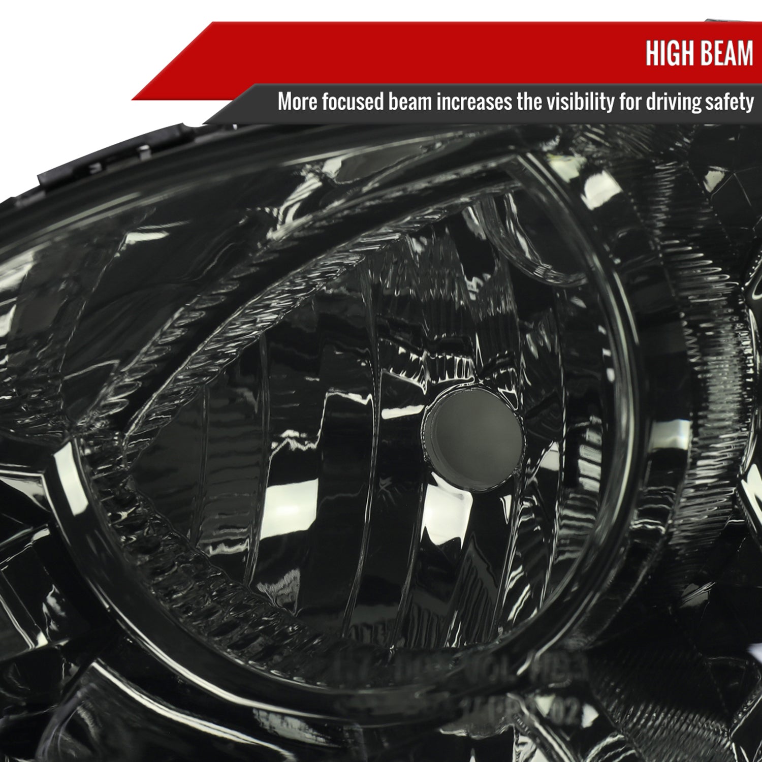 2004-2009 Mazda 3 Sedan Projector Style Headlights Chrome Housing/Smoke Lens