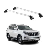 1998-2021 Toyota Land Cruiser Roof Rack Cross Bars Silver