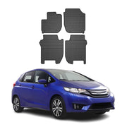 2015-2020 Honda Fit Floor Mats Liners Full Set All Weather Rubber Black