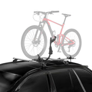 Car Rooftop Mount Bike Rack Carrier Bicycle Universal Lockable Silver