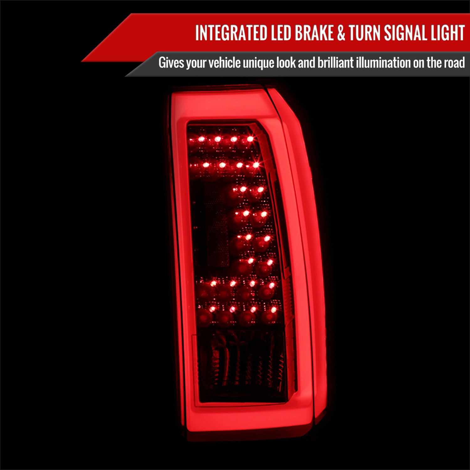 2015-2020 Chevy Tahoe/Suburban LS LT LTZ Premier LED Tail Lights Glossy Black