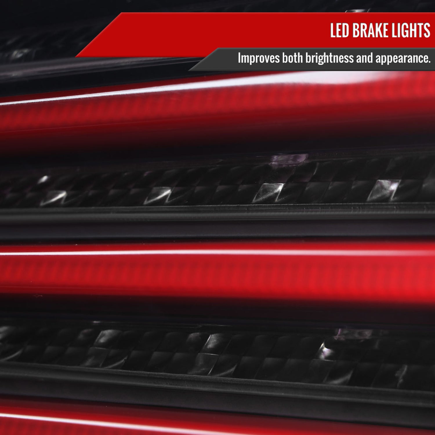 2004-2007 BMW E60 5 Series Sedan LED Tail Lights Black Housing/Clear Lens