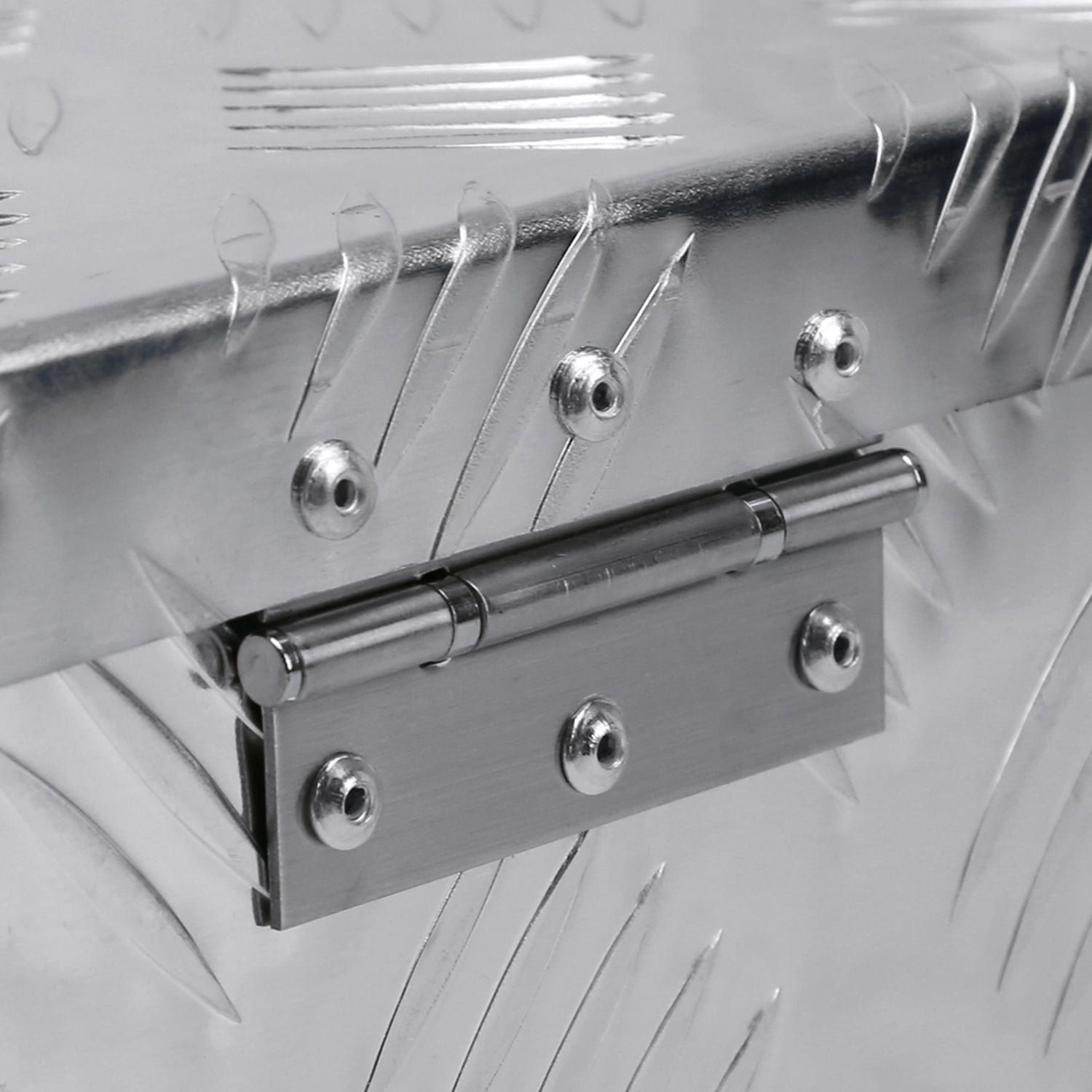 Universal 31" Heavy Duty Silver Aluminum Tool Box w/ Side Handles Lock & Keys