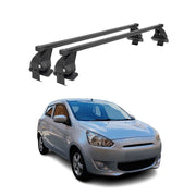 2014-2024 Mitsubishi Mirage Roof Rack Cross Bars Black