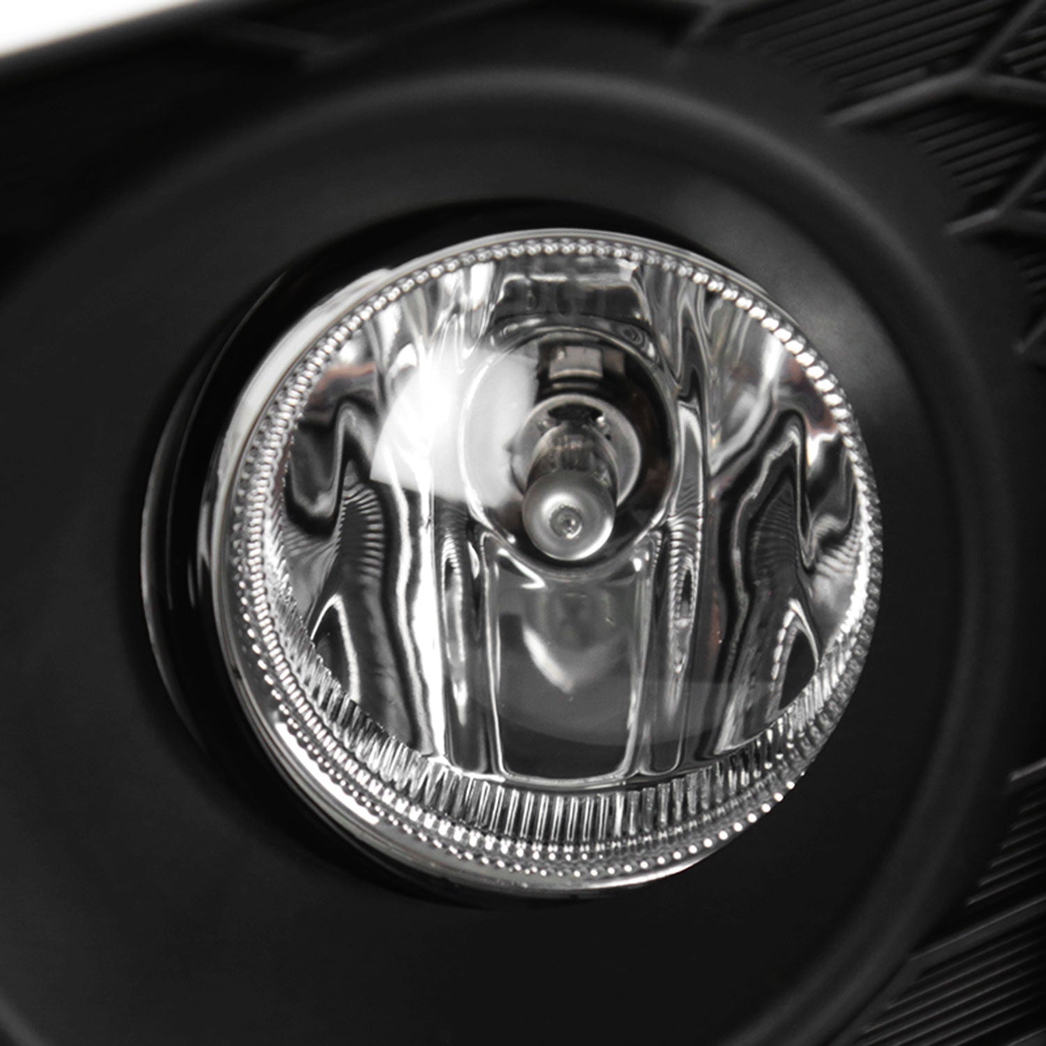 2015-2017 Honda Fit 12V/55W H11 Fog Lights Kit Chrome Housing/Clear Lens