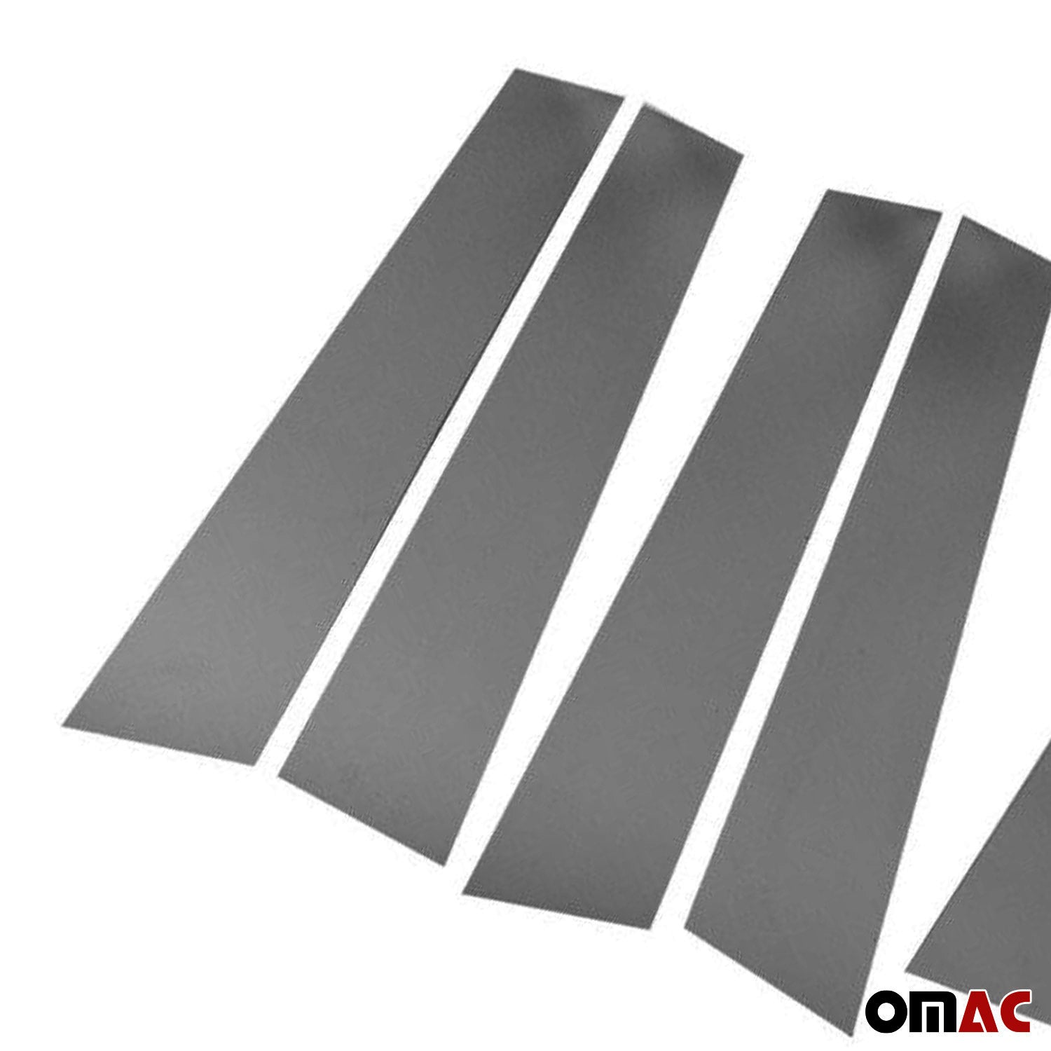 2017-2022 Honda CR-V Window B Pillar Posts Door Trim Cover Stainless Steel Dark 6x