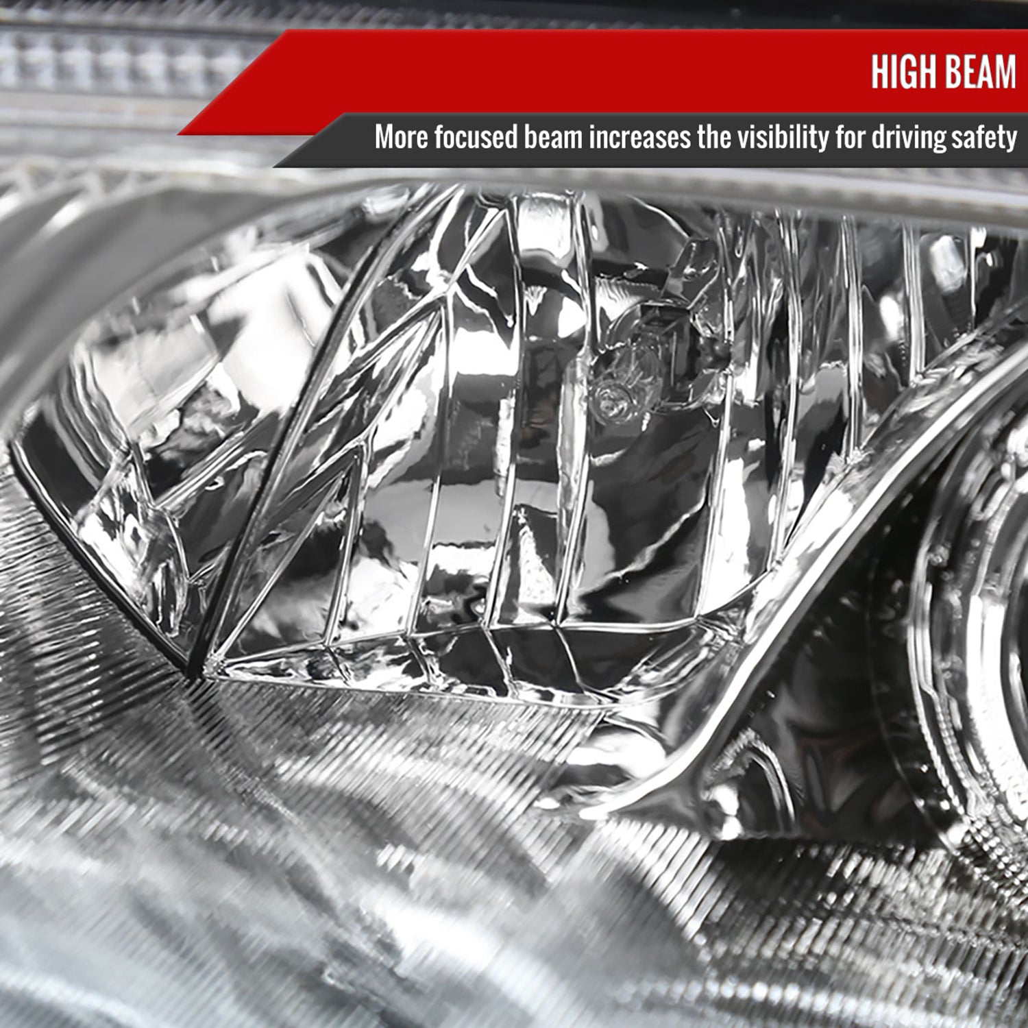 1999-2006 Audi TT LED Bar Projector Headlights Chrome Housing/Clear Lens