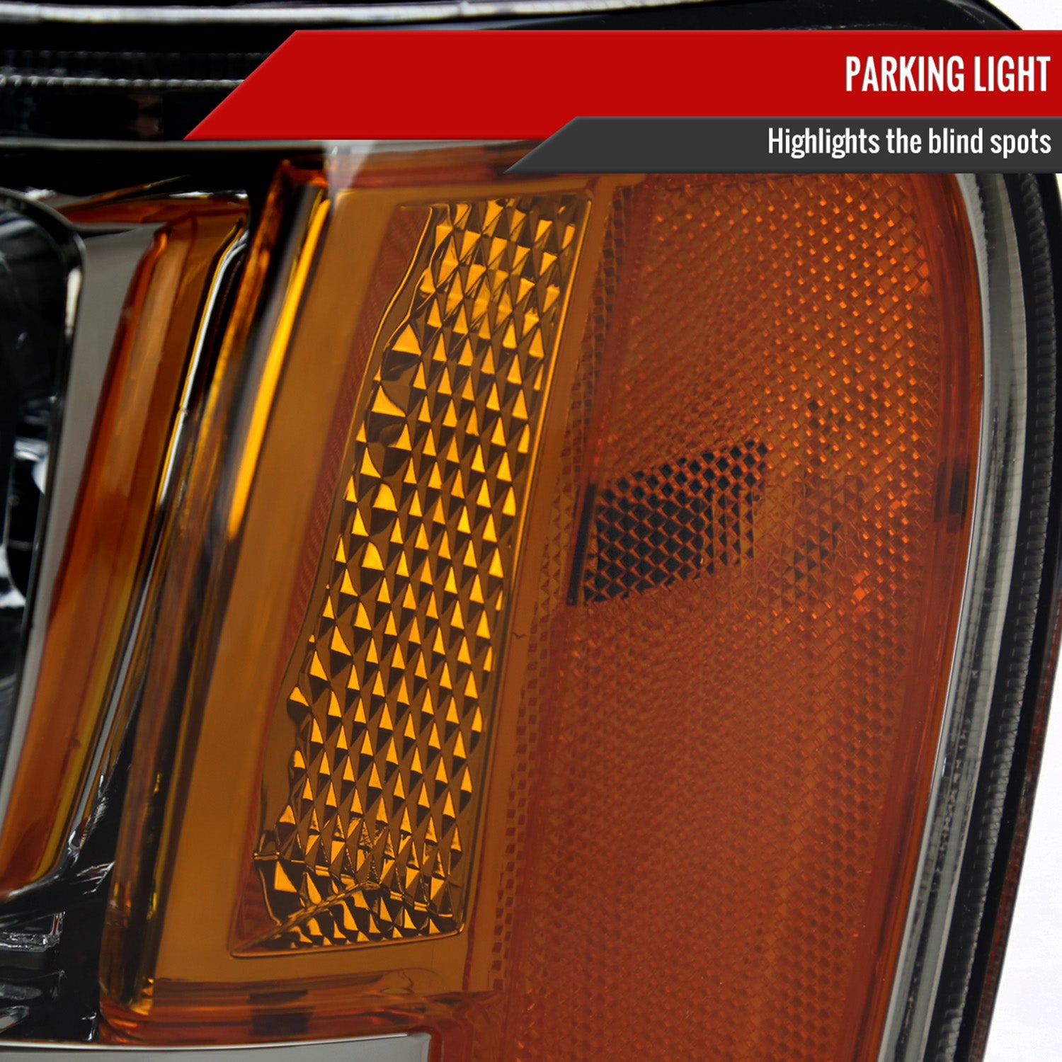 2007-2013 GMC Sierra 1500/ 2500HD 3500HD Factory Headlights Chrome/Light Smoke