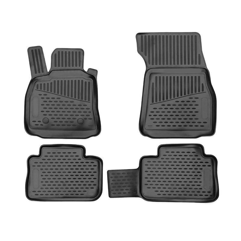 2019-2025 Audi Q8 e-tron Floor Mats Liners Full Set All Weather Black