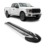 2015-2026 Ford F150 F250 F350 F450 Nerf Bar Side Step Running Boards Alu 2 Pcs