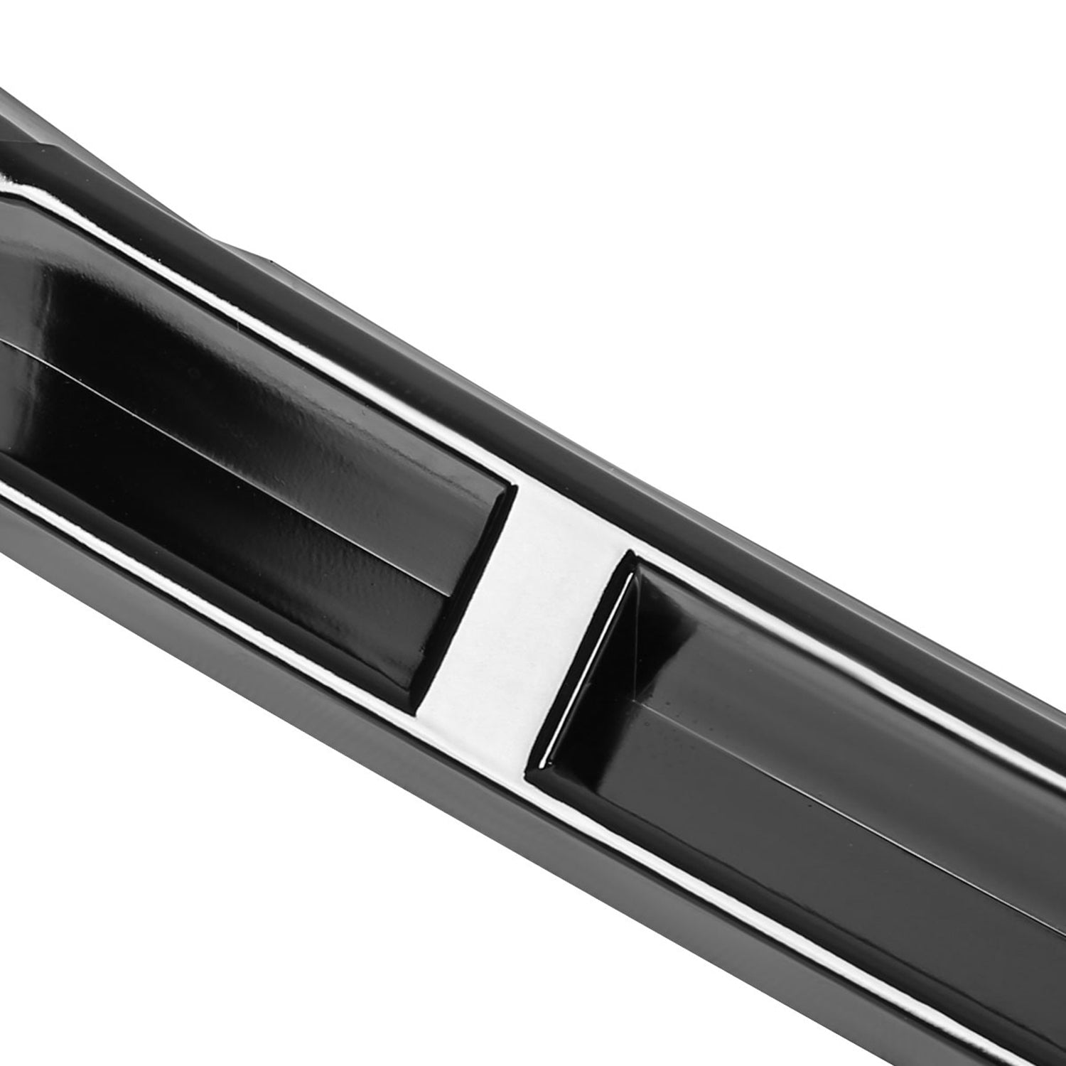 2014-2017 VW Golf Mk7 Glossy Black Polypropylene 3Pcs Bumper Lip Spoiler