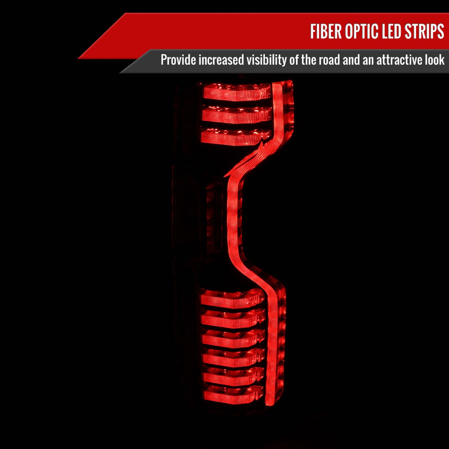 2019-2023 Chevy Silverado 1500/2500HD/3500HD LED Tail Lights Matt Black/Smoke