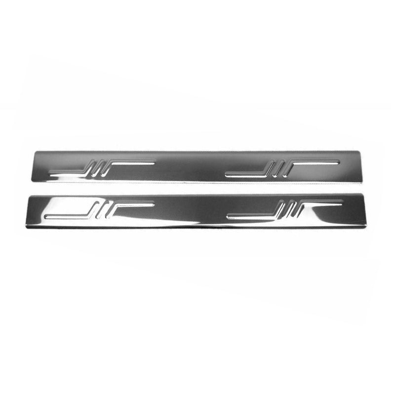 2014-2024 RAM ProMaster Door Sill Scuff Plate Scratch Protector Steel 2Pcs