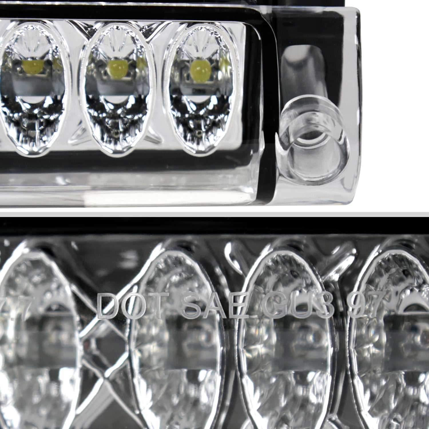 1997-2004 Ford F-150/F-250 Lincoln Blackwood LED 3rd Brake Tail Light Chrome