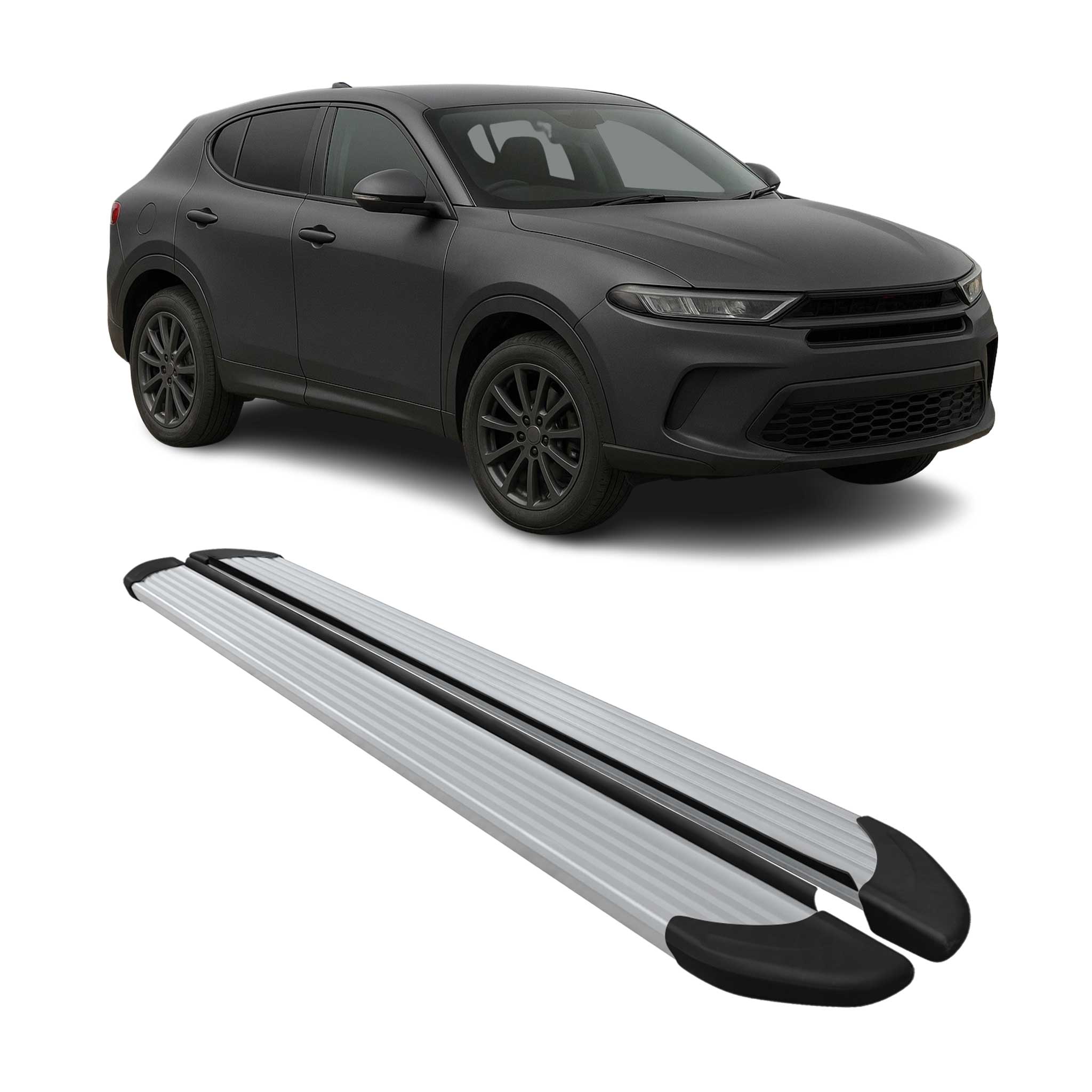 2023-2025 Dodge Hornet Running Boards Side Steps Silver