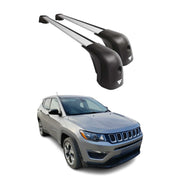 2017-2025 Jeep Compass Roof Racks Cross Bars Silver
