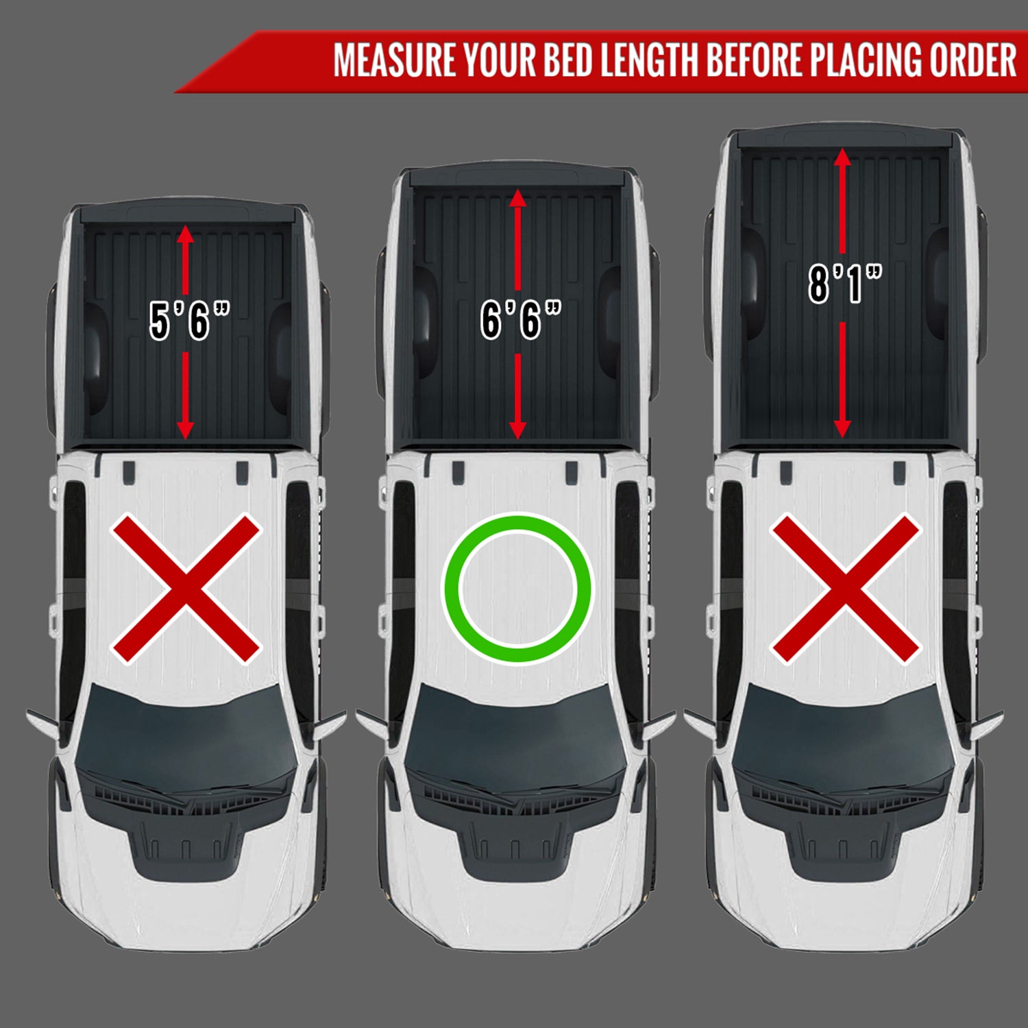 2007-2021 Toyota Tundra 6'6" Standard Bed Soft Quad-Fold Tonneau Cover