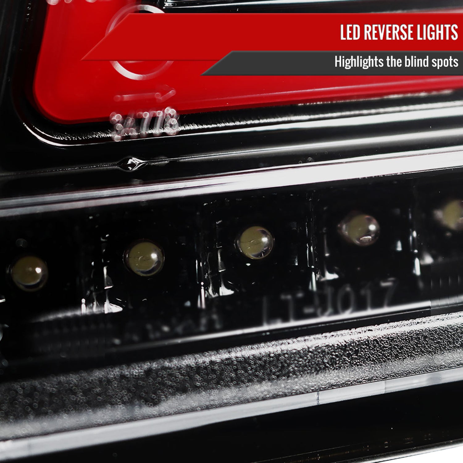 2006-2011 Mercedes Benz W164 ML Class LED Tail Lights Jet Black/Clear Lens