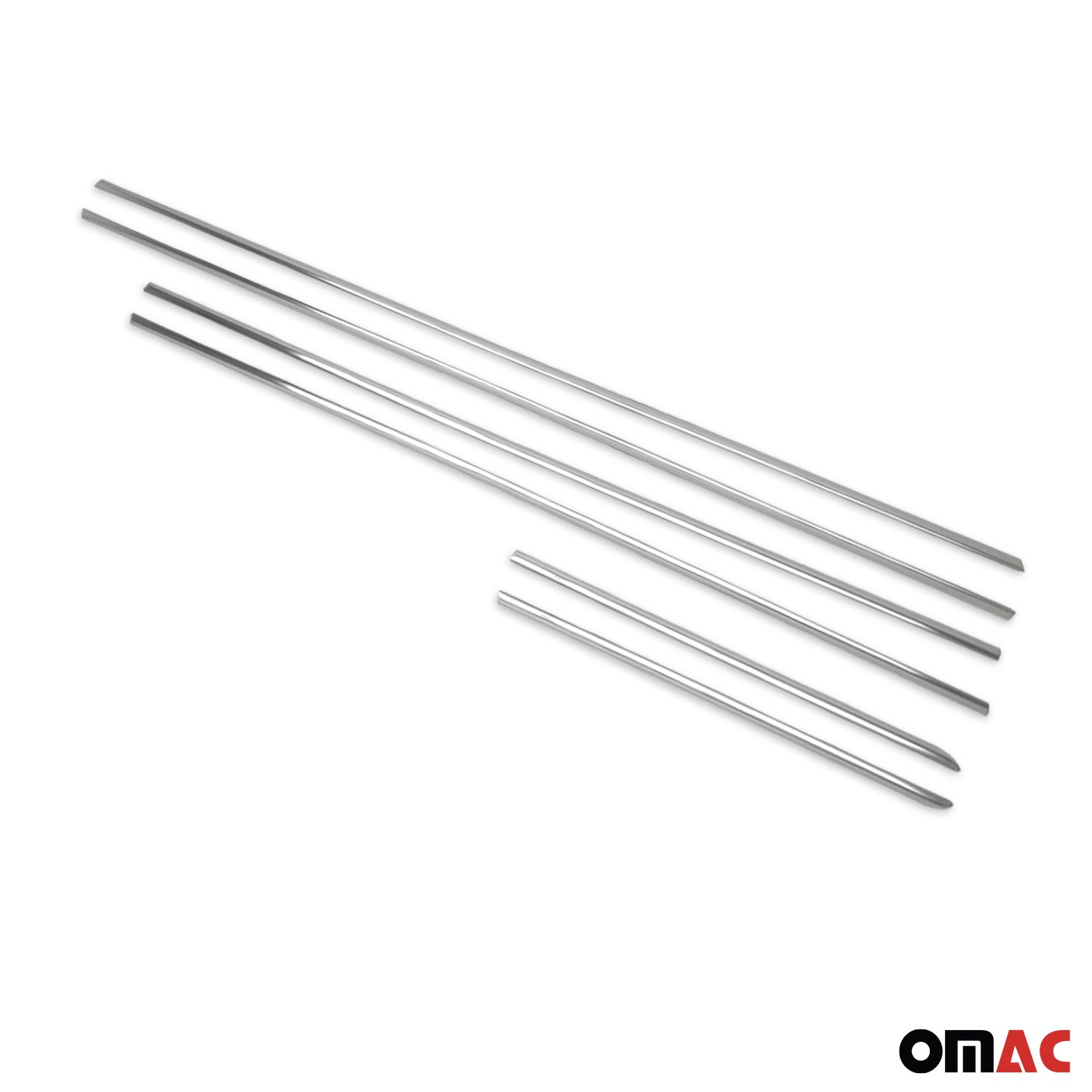 2011-2013 Kia Sorento Window Molding Trim Streamer Stainless Steel Silver 6 Pcs