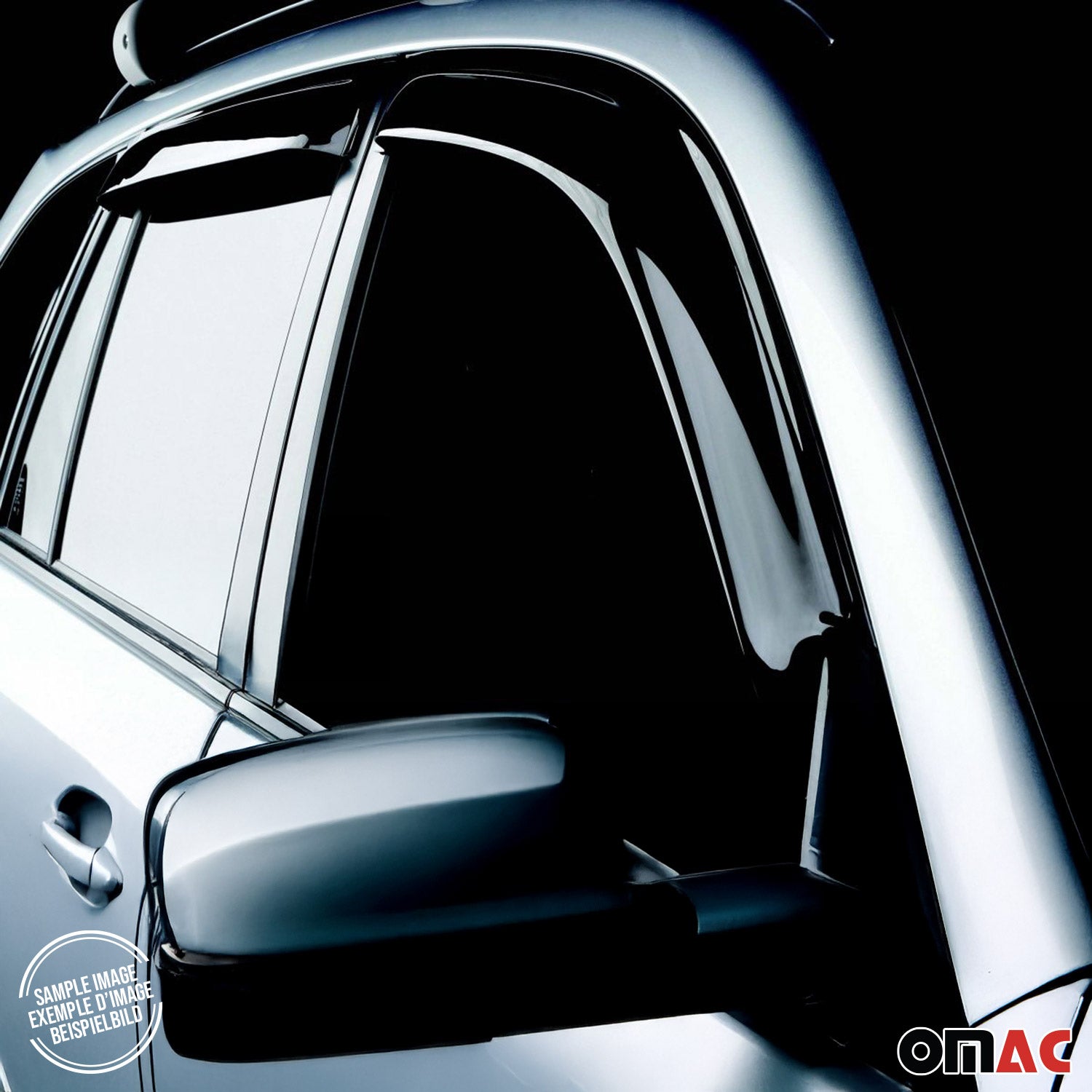 2011-2018 VW Touareg Window Visor Vent Rain Deflector 4Pcs Smoke