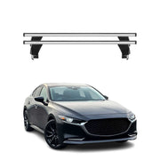 2019-2026 Mazda 3 Hatchback Roof Rack Cross Bars Silver