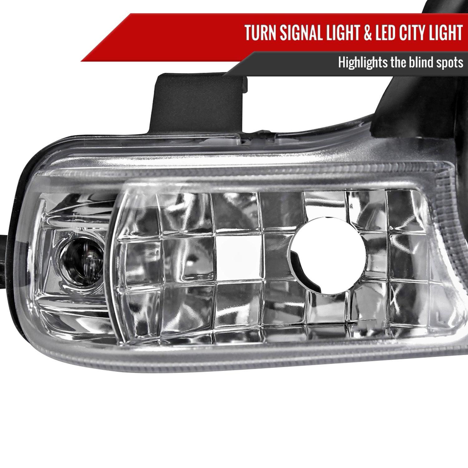 2000-2002 Dodge Plymouth Neon Dual Halo Projector Headlights Chrome/Clear Lens