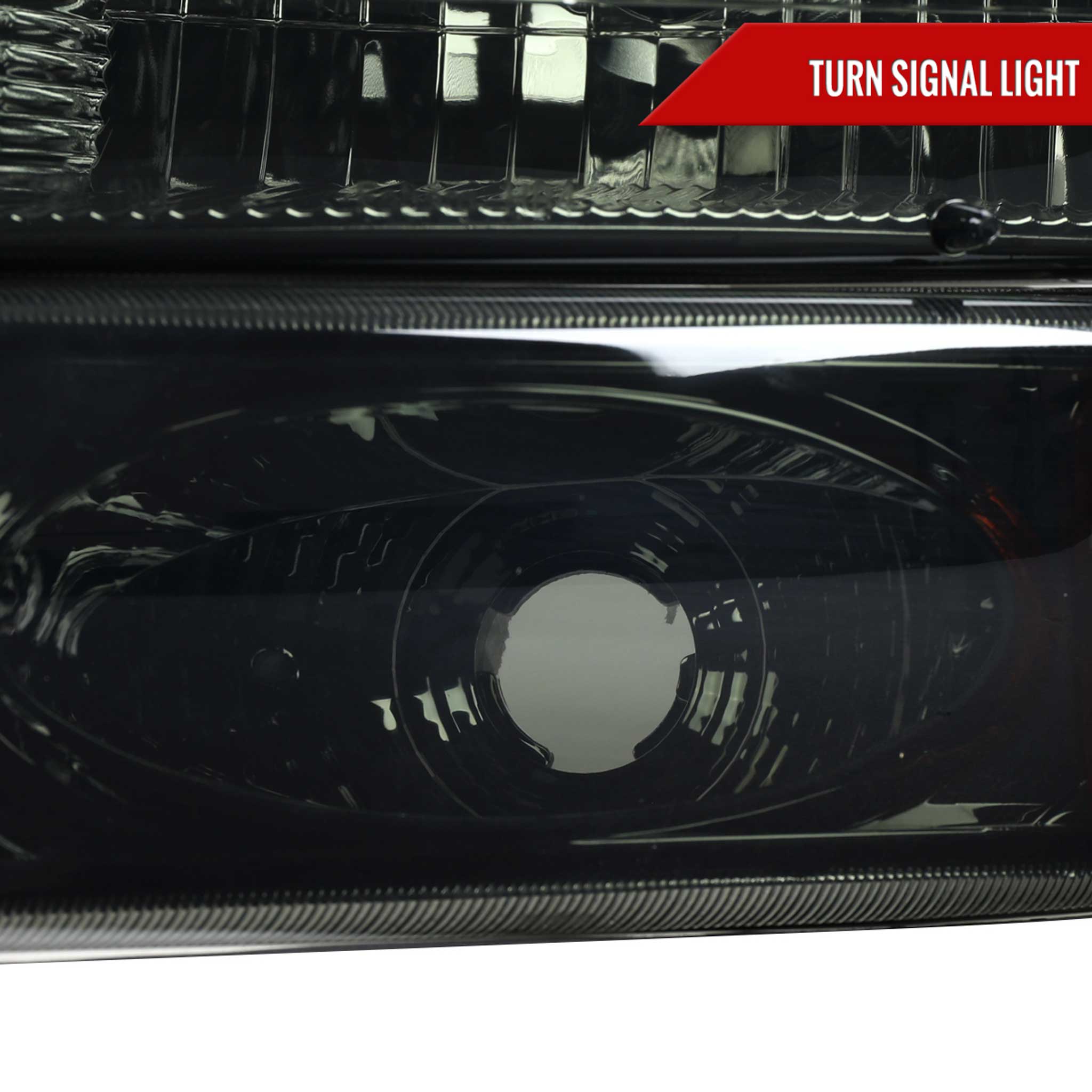 For Chevrolet Silverado Tahoe Suburban 1999-2002 Factory Style Headlights With Bumper Light Assembly Chrome Housing Smoked Lens