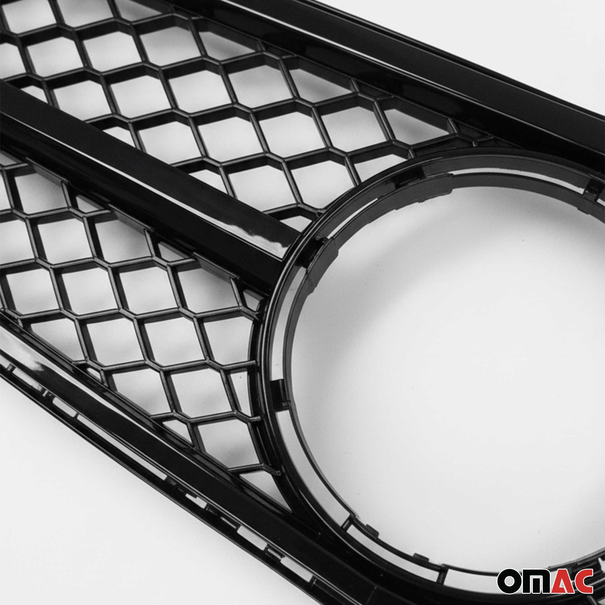 2010-2014 Mercedes C Class W204 Sedan AMG Style All Gloss Black Front Grill