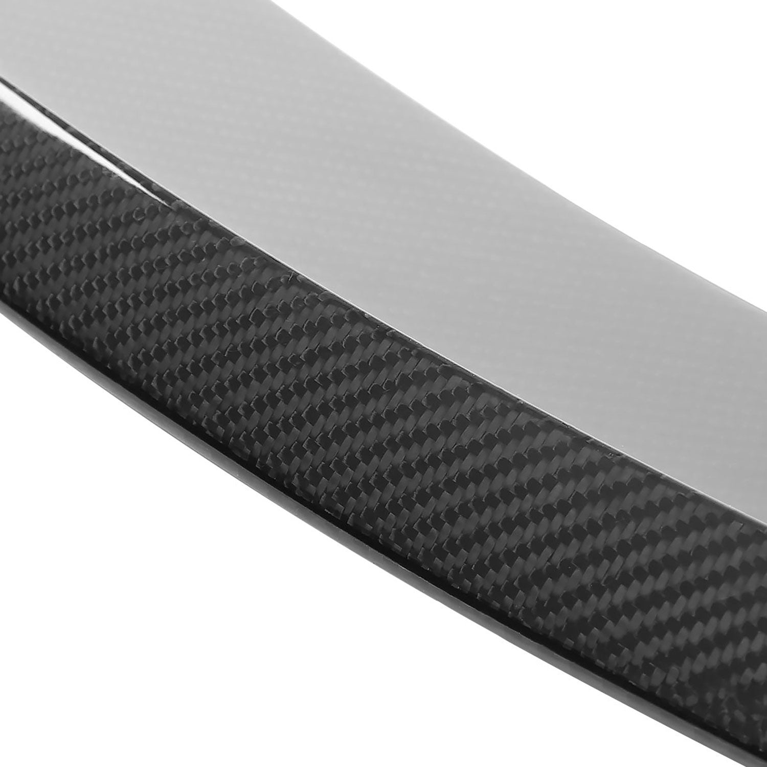 2017-2020 Tesla Model 3 Glossy Black Carbon Fiber Factory Rear Trunk Spoiler