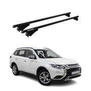 2018-2022 Mitsubishi Outlander PHEV Roof Rack Cross Bars Black