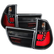 2000-2006 BMW E53 X5 LED Tail Lights Jet Black Housing/Clear Lens