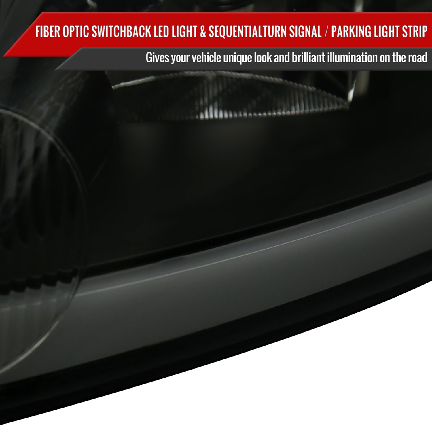 2006-2013 Chevy Impala/Impala Limited/Monte Carlo LED Factory Headlights Smoke