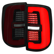 For Dodge RAM 2500/3500 2019-2024 LED Sequential Signal Tail Lights Black Housing Smoked Lens