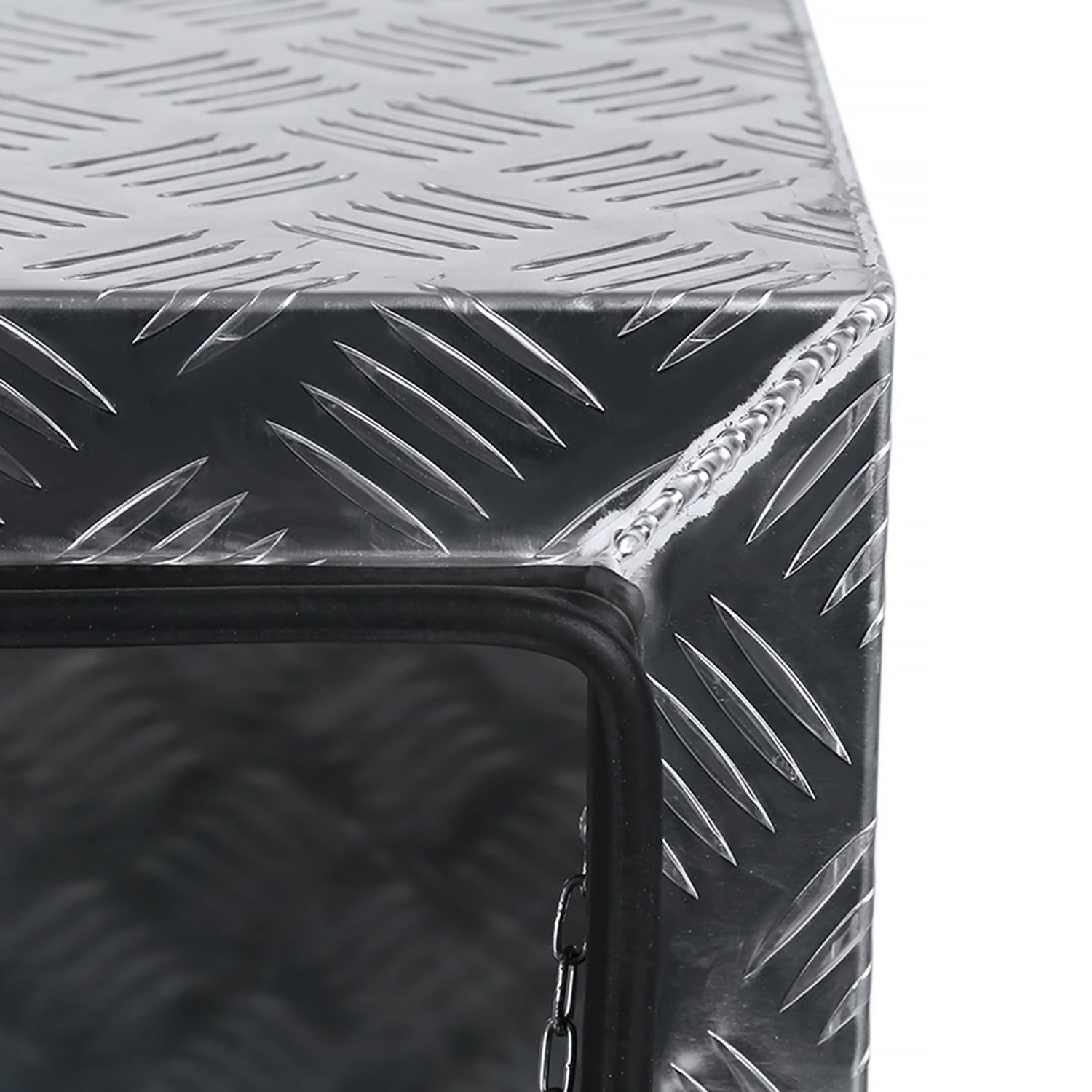 36" Heavy Duty Silver Underbody Truck Tool Box w/ T-Handle Latches Locks & Keys