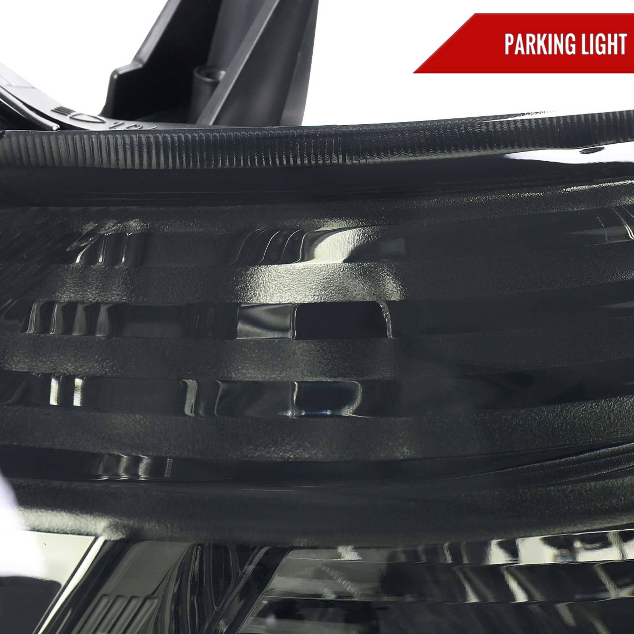 For Toyota Highlander 2008-2010 Factory Halogen Replacement Headlights Chrome Housing Smoked Lens