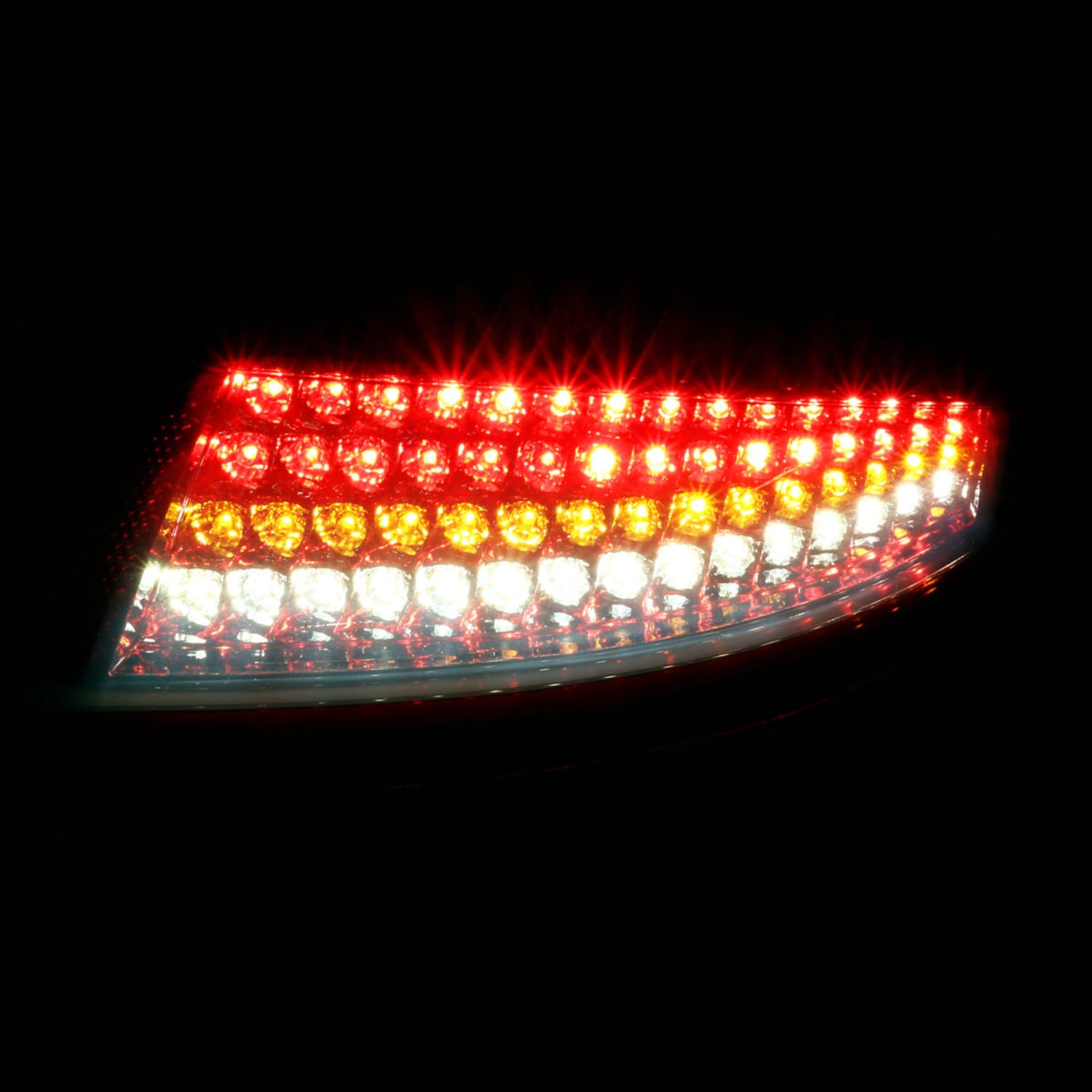 2005-2008 Porsche 911 997 Carrera/911 997 GT3 LED Tail Lights Chrome/Red Smoke