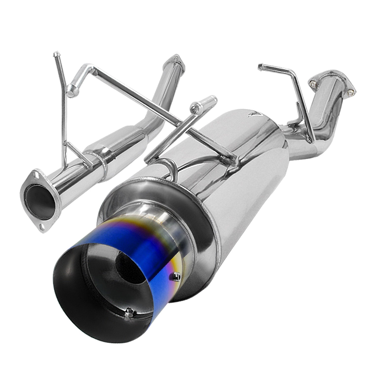 1989-1994 Nissan 240SX S13 T-304 Steel N1 Catback Exhaust System w/Burnt Tip