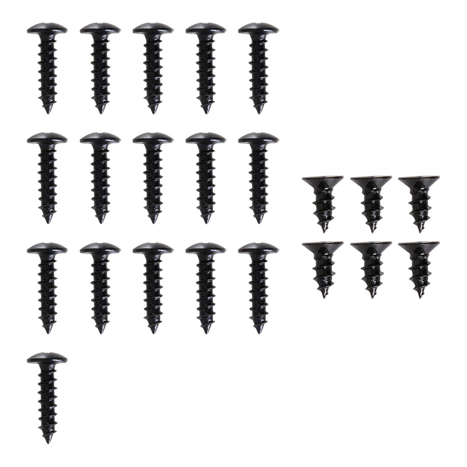 2019-2020 Nissan Altima Sedan Glossy Black Polypropylene 3Pcs Bumper Lip