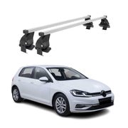 2015-2021 VW Golf Mk7 Roof Rack Cross Bars Silver