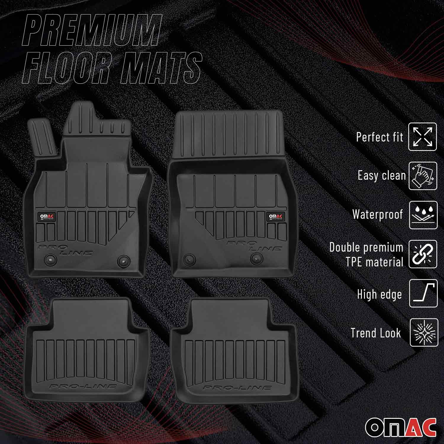 2019-2025 Mazda 3 Premium Floor Mats Liners Full Set All Weather Heavy Duty
