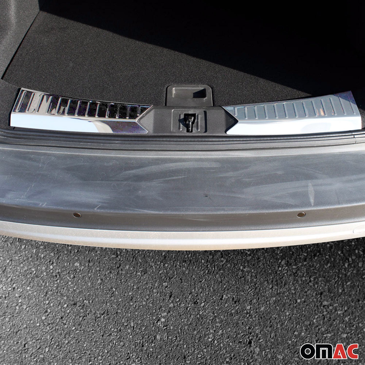 2013-2016 Ford Escape Trunk Sill Cover Bumper Guard Protector S. Steel 2Pcs