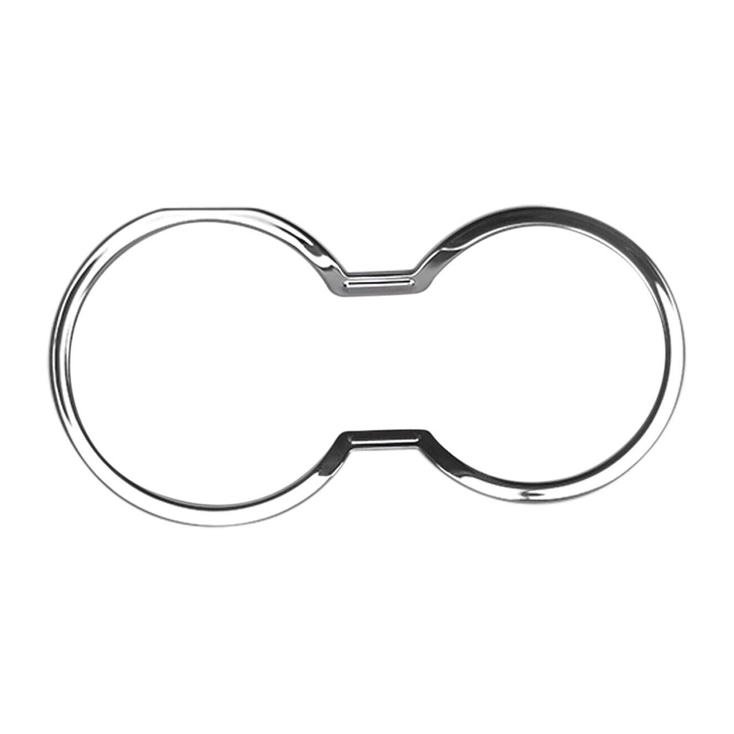 2011-2016 Kia Sportage Cup Holder Frame Inner Molding Trim Silver Stainless Steel 1Pc