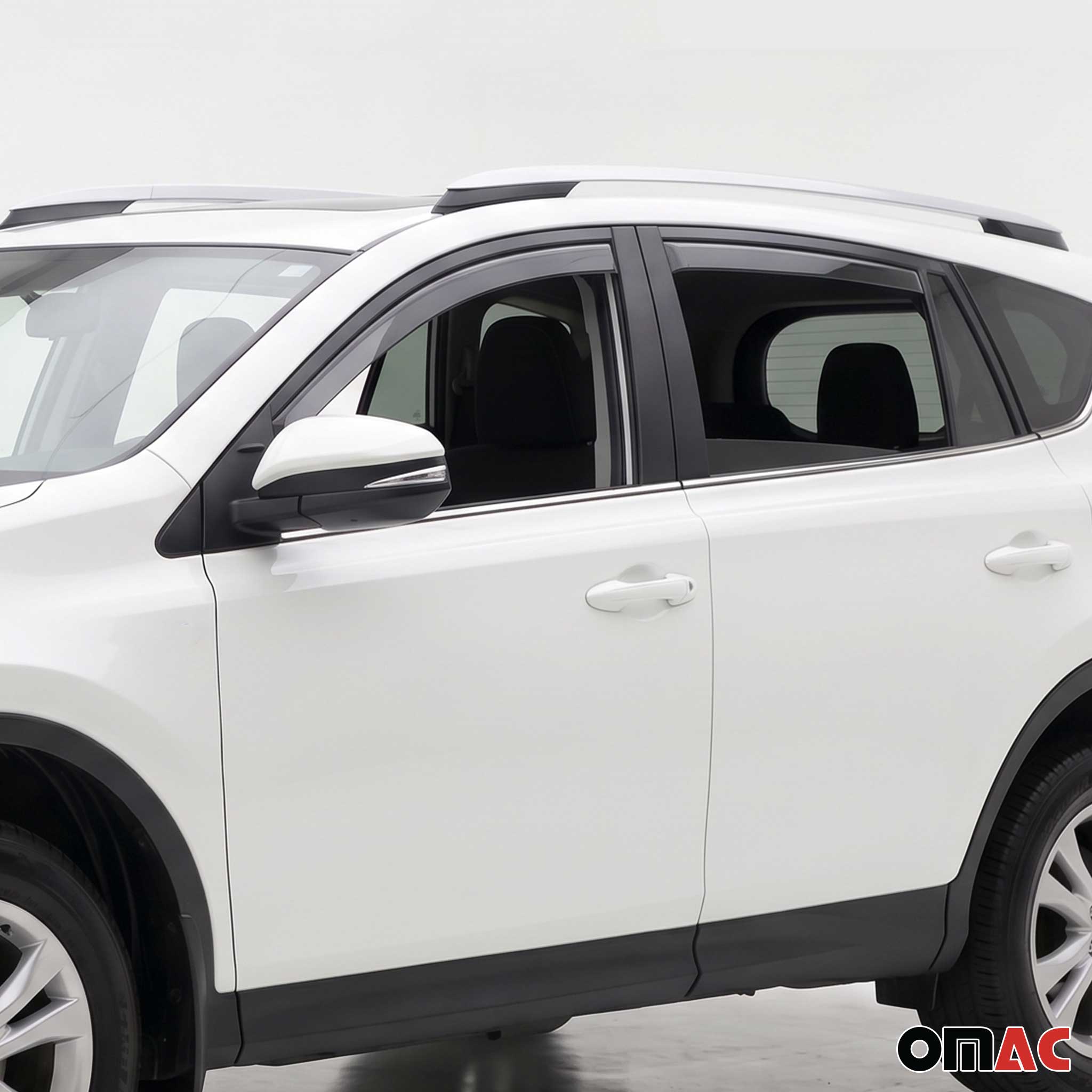 2013-2018 Toyota RAV4 Window Visor Vent Rain Deflector 4Pcs Smoke