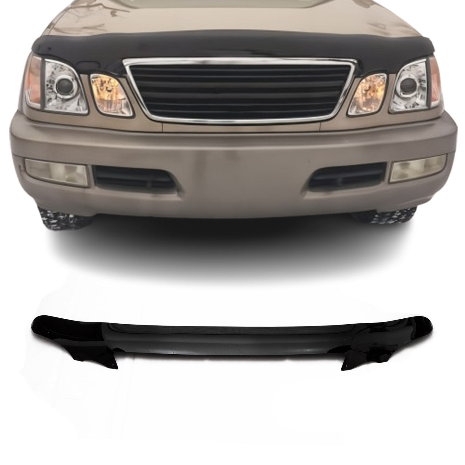 1998-2007 Lexus LX 470 Front Bug Shield Hood Deflector 1 Pc Smoke