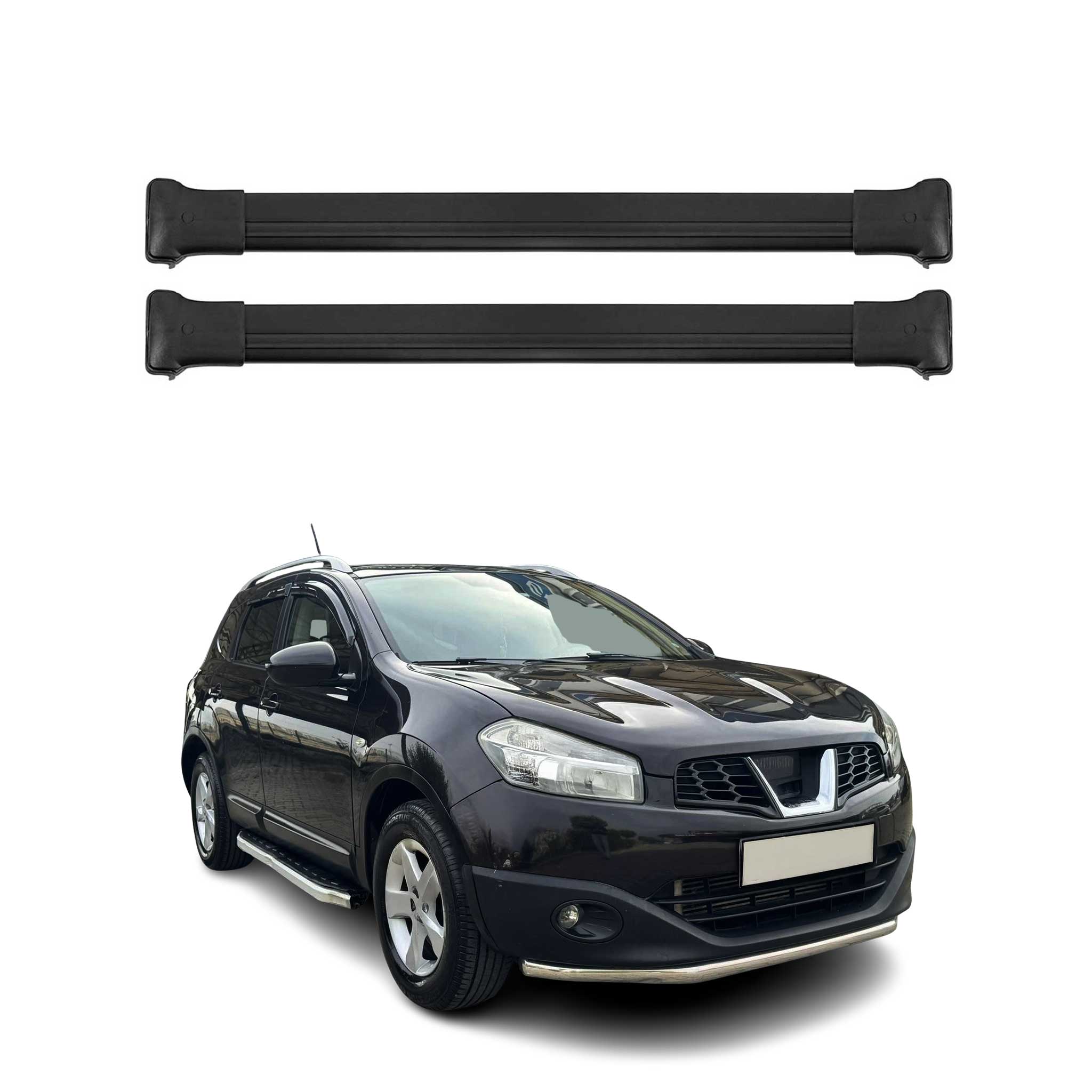 2017-2022 Nissan Rogue Sport Roof Rack Cross Bars Black